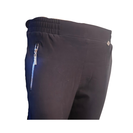 Alicia broek met elastiek in winterkwaliteit. dames pantalon in korte lebgte maat bij marijke mode