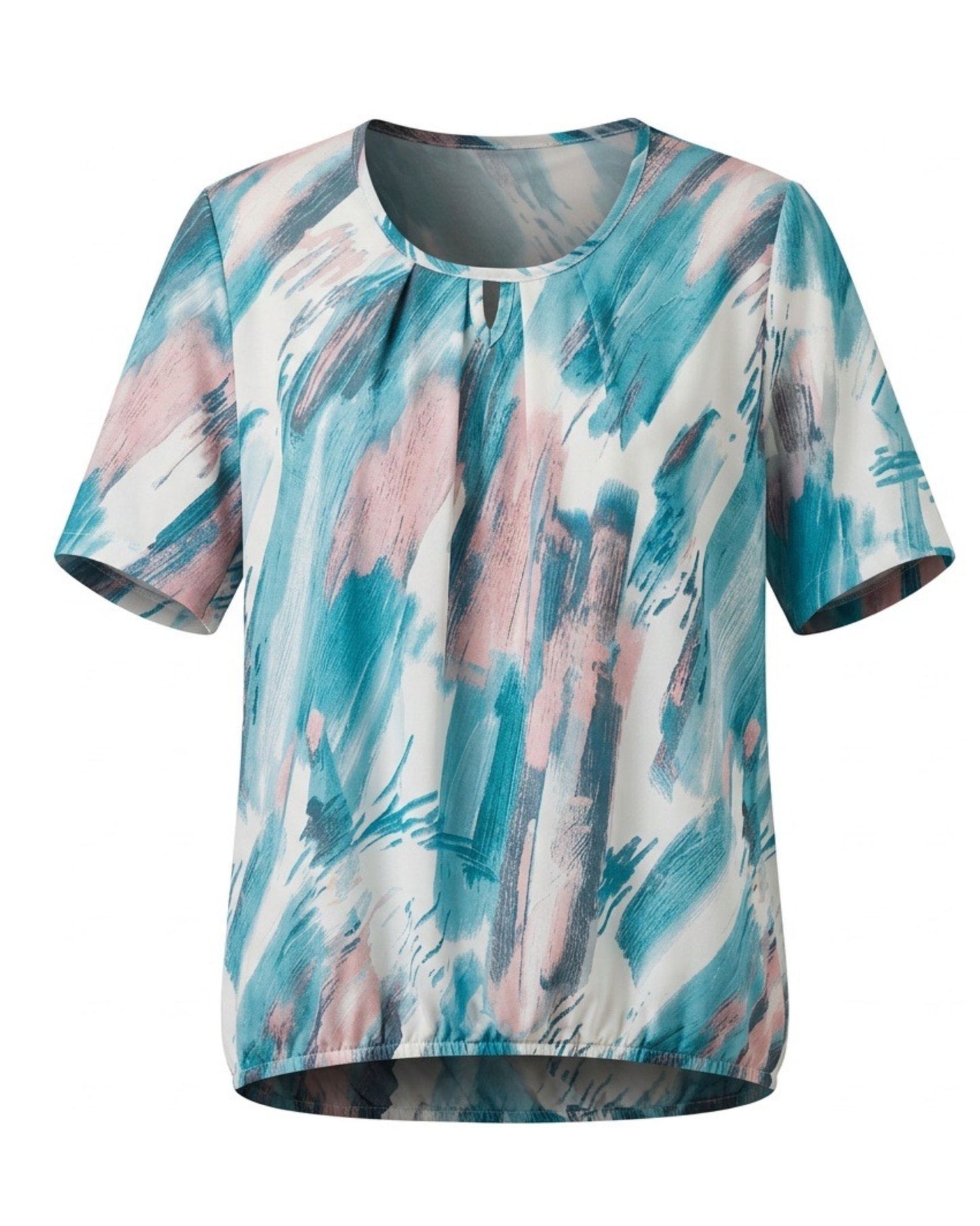 Blouson Shirt Mint Groen Roze