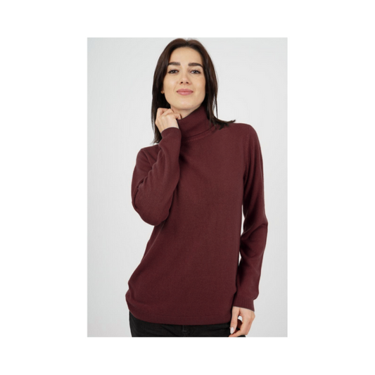 Cashmere Feeling koltrui – zachte damestrui in donkerblauw, petrol en burgundy. Warm, comfortabel en slechts €29,99. Nu bij Marijke Mode."