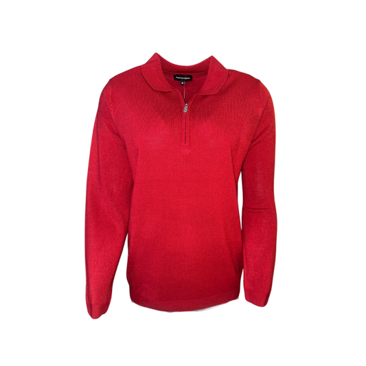 Zachte Cashmere Feeling polo-trui van Marijke Mode – comfortabel, elegant en heerlijk soepel van kwaliteit. Perfect voor een stijlvolle, warme look.