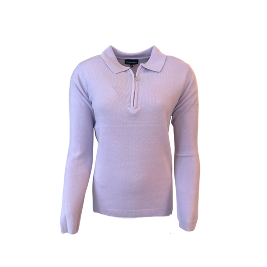 Zachte Cashmere Feeling polo-trui van Marijke Mode – comfortabel, elegant en heerlijk soepel van kwaliteit. Perfect voor een stijlvolle, warme look.