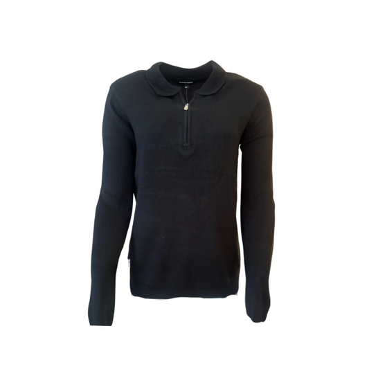 Zachte Cashmere Feeling polo-trui van Marijke Mode – comfortabel, elegant en heerlijk soepel van kwaliteit. Perfect voor een stijlvolle, warme look.