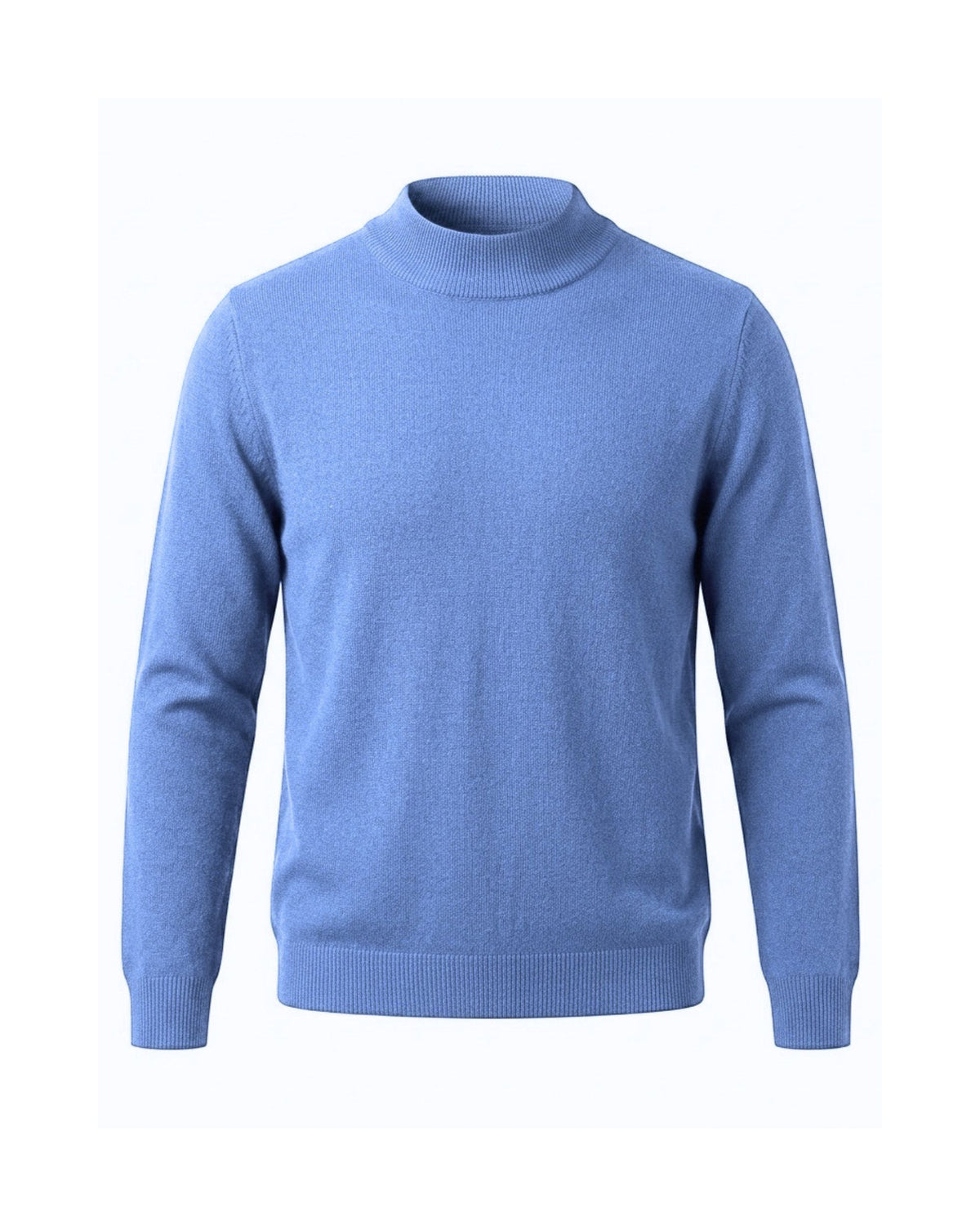 Cashmere Feeling Zacht Coltruitje Rafblauw