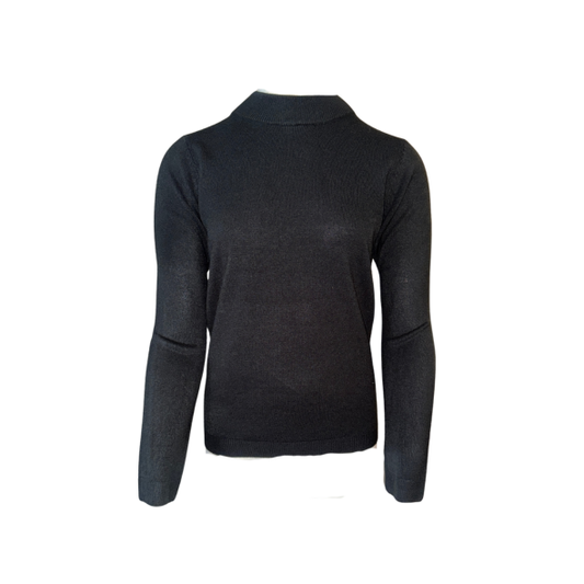 Zachte Cashmere Feeling polo-trui van Marijke Mode – comfortabel, elegant en heerlijk soepel van kwaliteit. Perfect voor een stijlvolle, warme look.