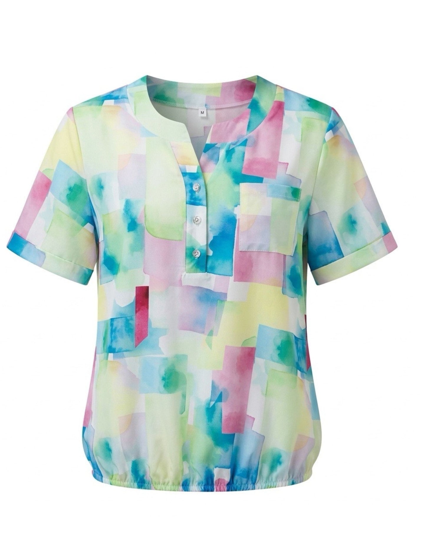 shirt blouson metv korte mouwen bij. marijkemode