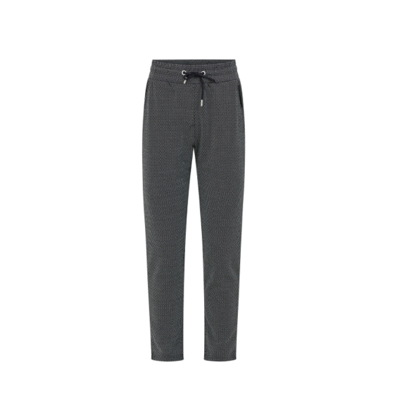 mxo broek met koors in jerseystos. sportieve broek of pantalon. verkrijgbaar bij Marijke Mode