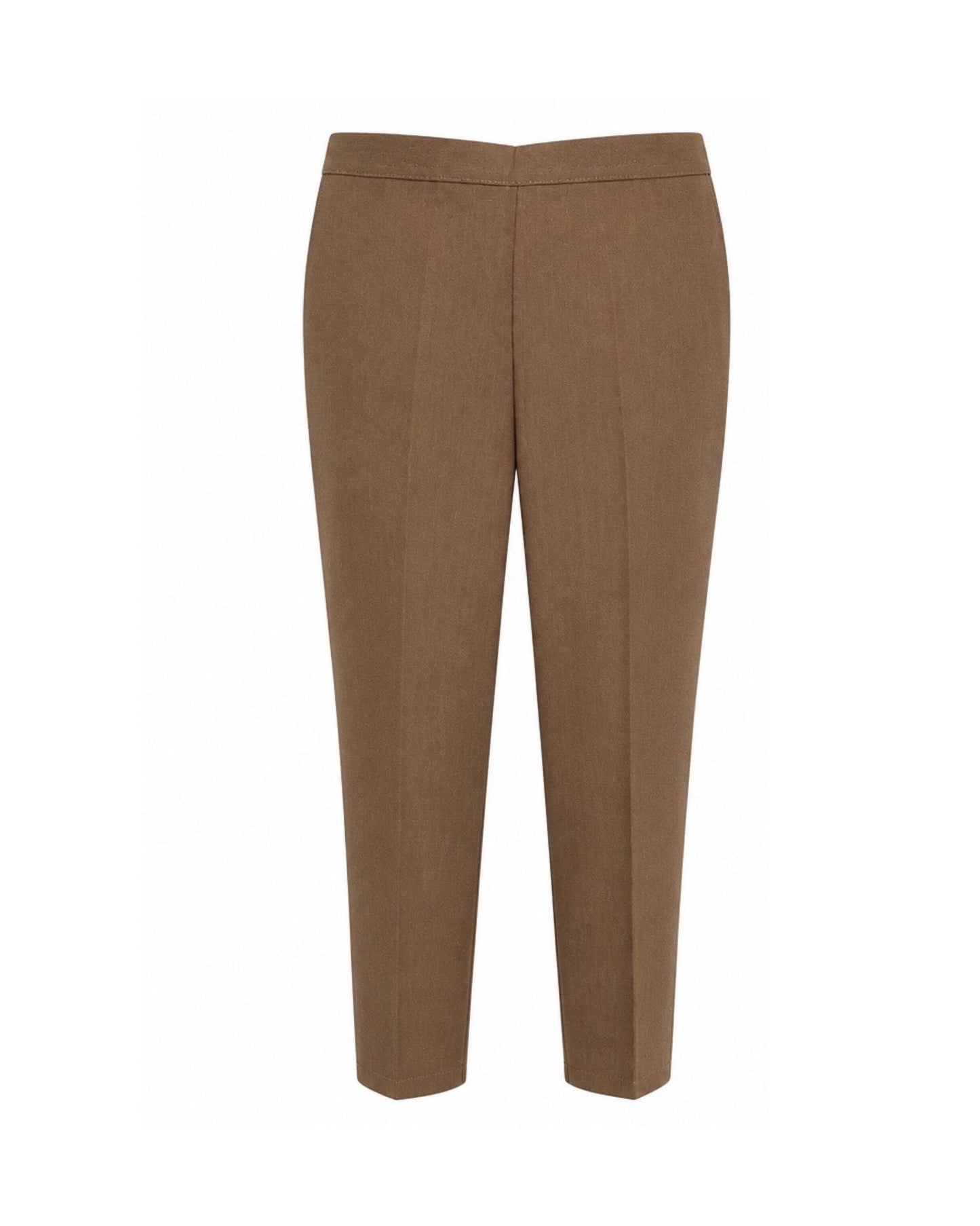 dames pantalon met elastieke band. instapbroek. korte lengte maat. verkijgbaar bij Marijke Mode