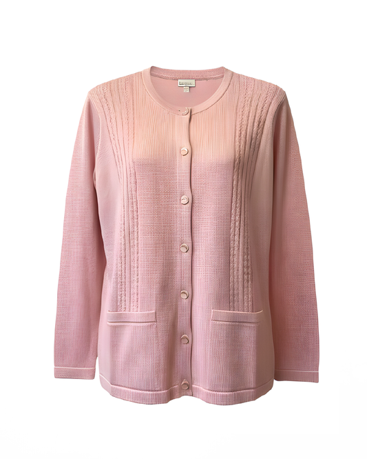 Gabriëlla K. Vest Met Knopen en Zakjes Donkerblauw bij marijke mode