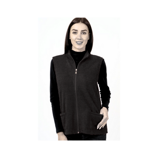 gabriella k gilet met rits soft  verkijgbaar bij marijkek mode