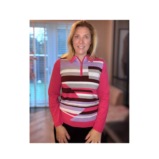 gabriella k trui met kraag polomodel bij marijkemode