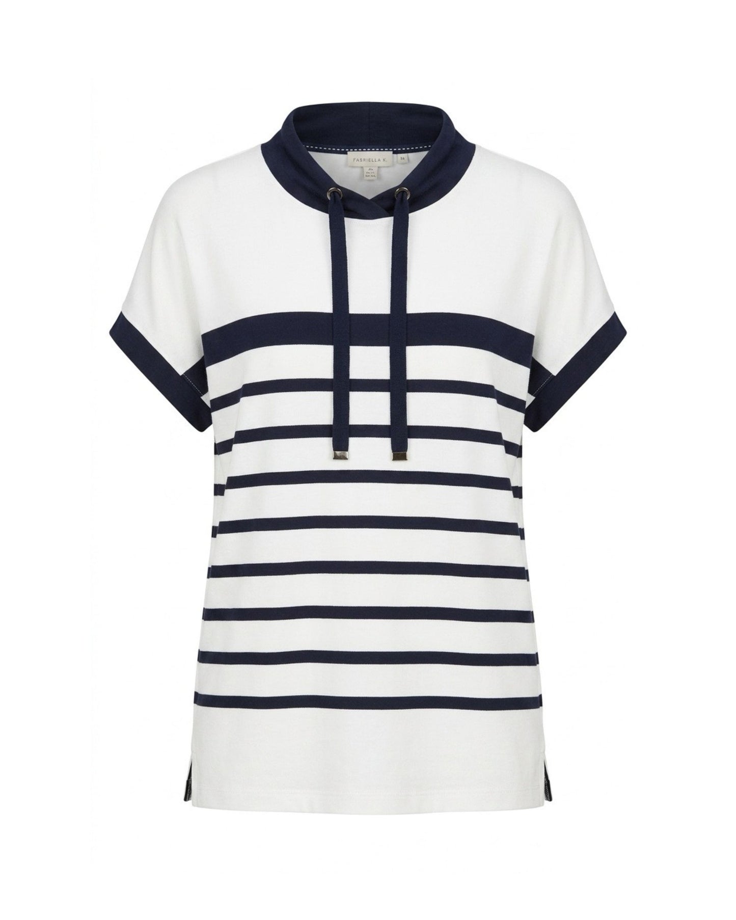 Gabrielle K. Shirt OffWhite Streep Donkerblauw