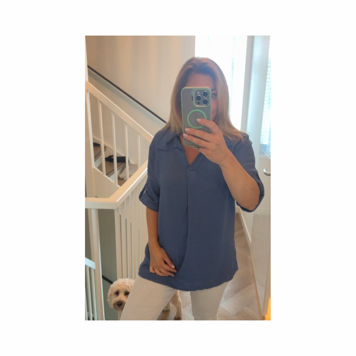 Tuniek Blouse Denim Uni Art Lisa