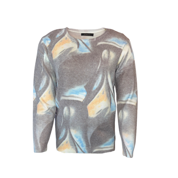 Heerlijk zachte Lian soft feeling trui met ronde hals, lange mouwen en brede onderboord – tijdloos overgangstruitje – verkrijgbaar bij Marijke Mode damesmode S-XXL"