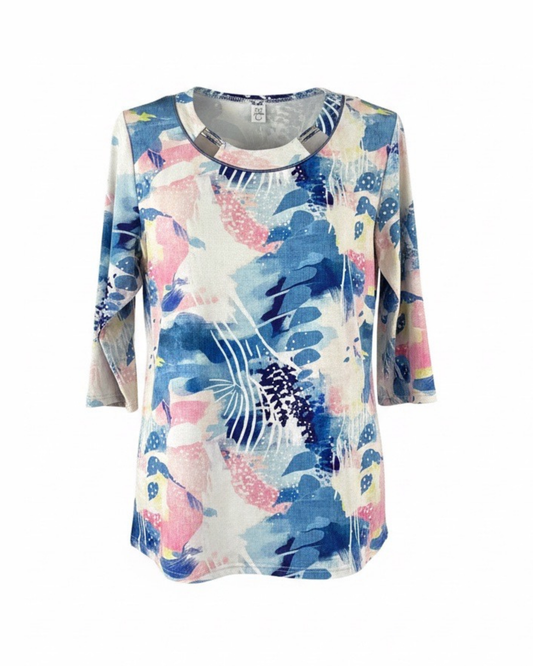 shirt van viscose an marijke mode