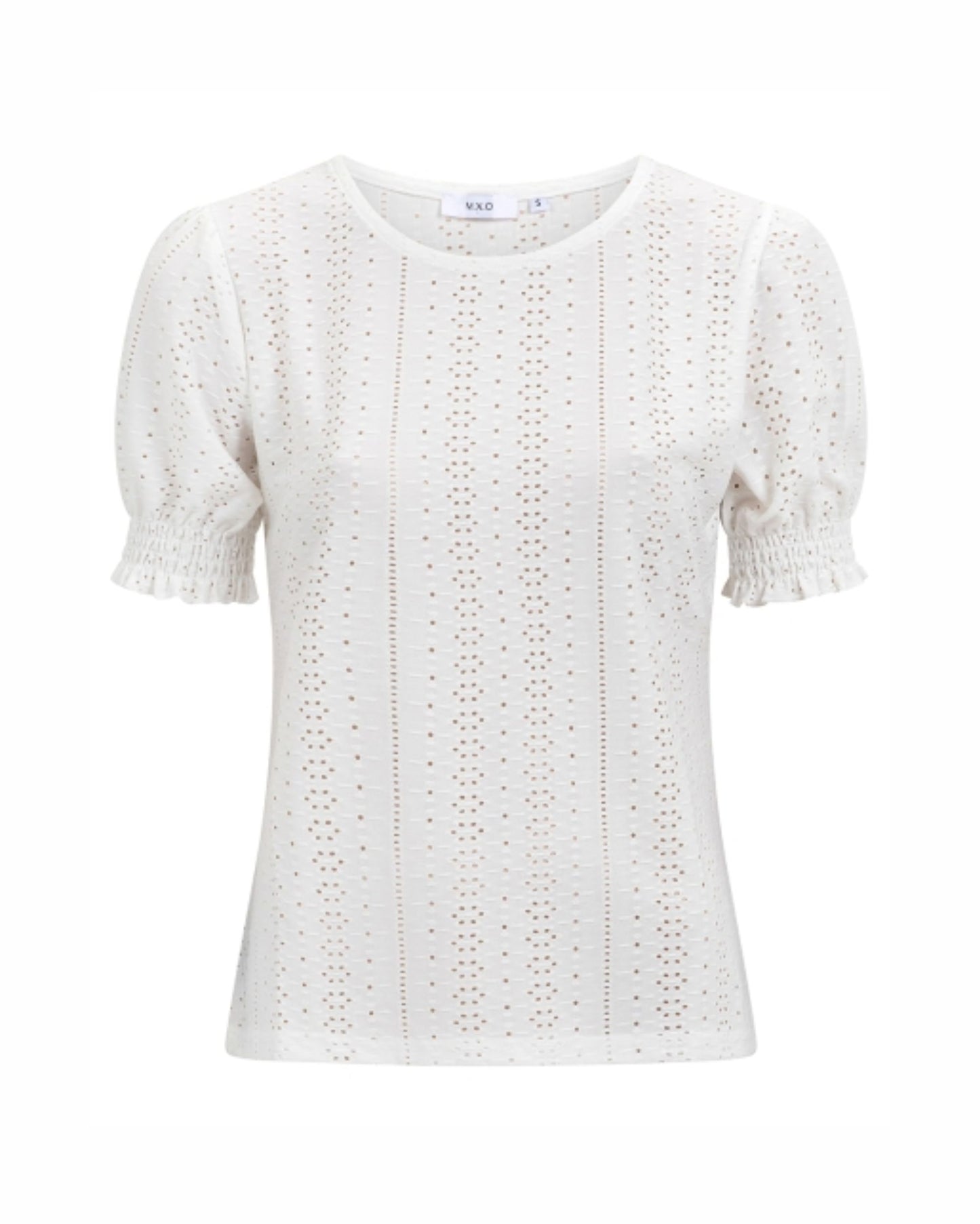 mxo shirt broderie merk MXO. bij Marijke Mode