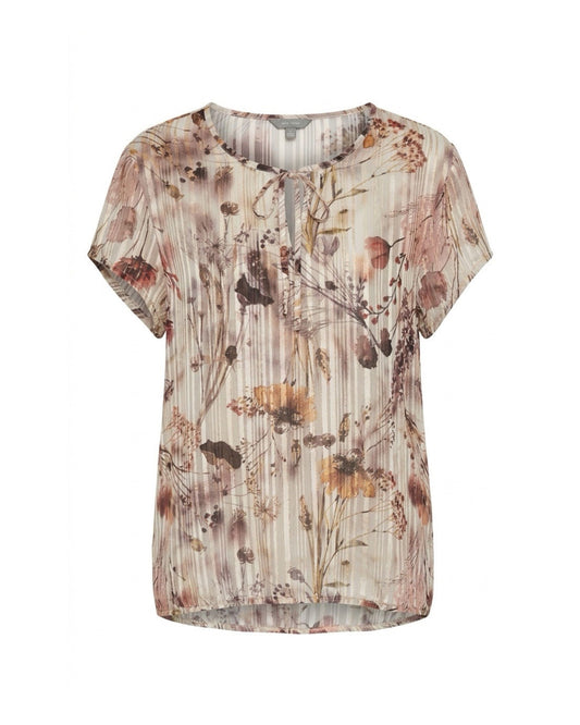 marinello shirt in taupe kleur bij marijke mode