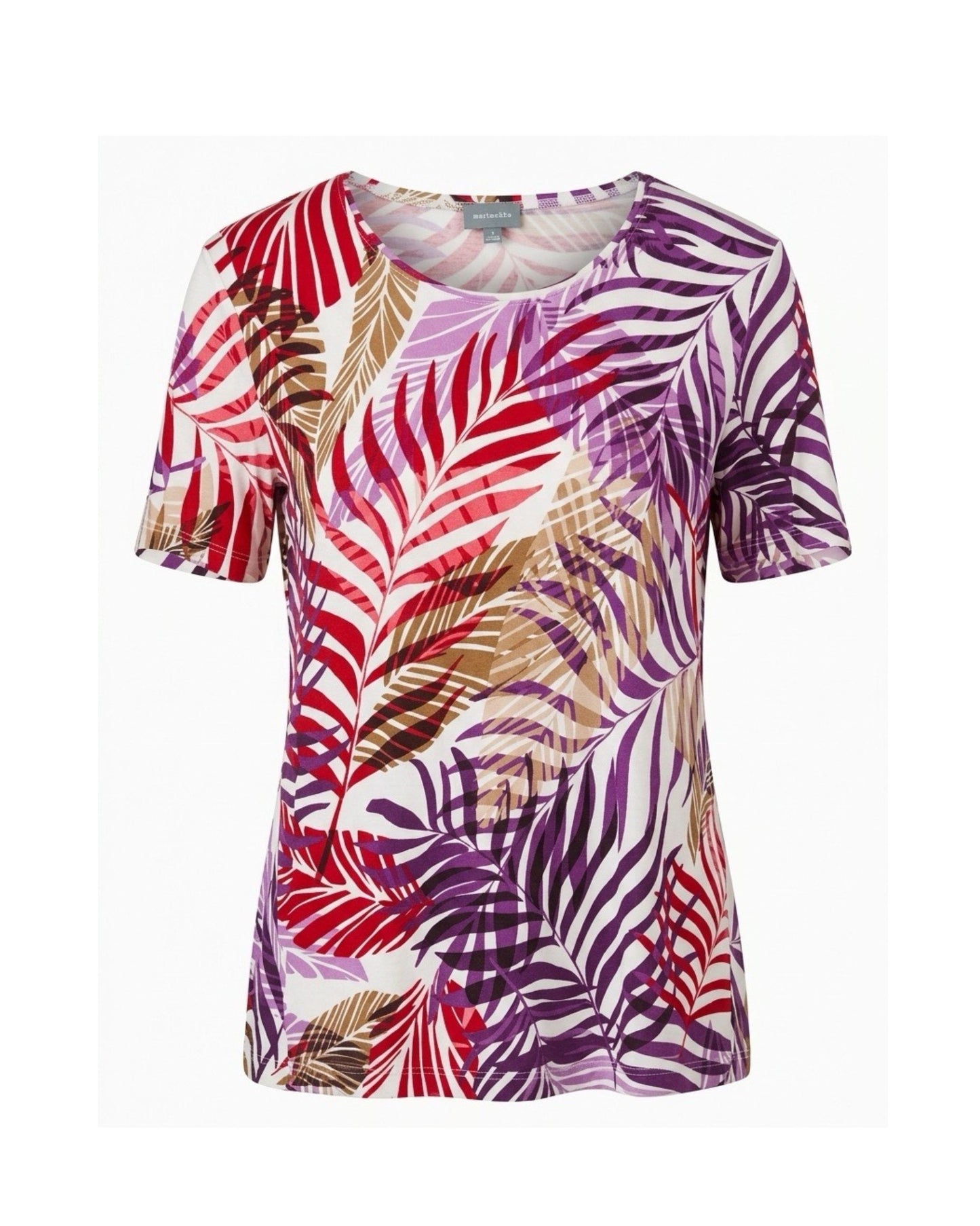 Marinello Shirt Blad Paars Rood