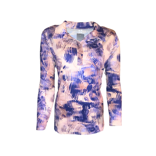 Poloshirt Dessin Knoop Kobalt