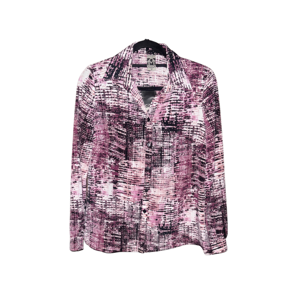 sensia klassieke blouse met kraag en knopen bij marijke mode