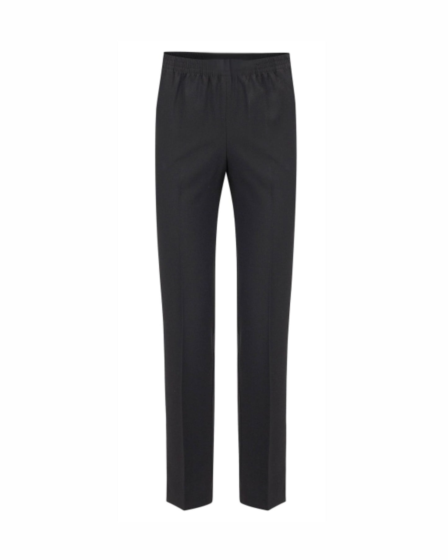 Sensia Fashion Deva damespantalon korte lengte met elastische tailleband en rechte pijp verkocht door Marijke Mode