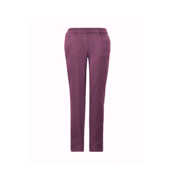 Sensia Pantalon Patti Tricot met Comfortband - Burgundy