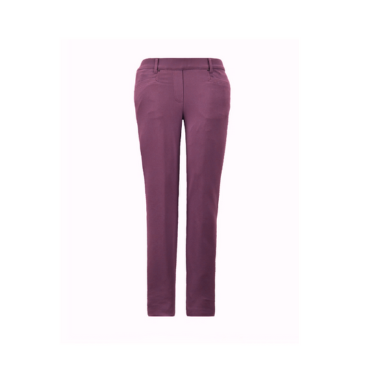 Sensia Pantalon Patti Tricot met Comfortband - Burgundy
