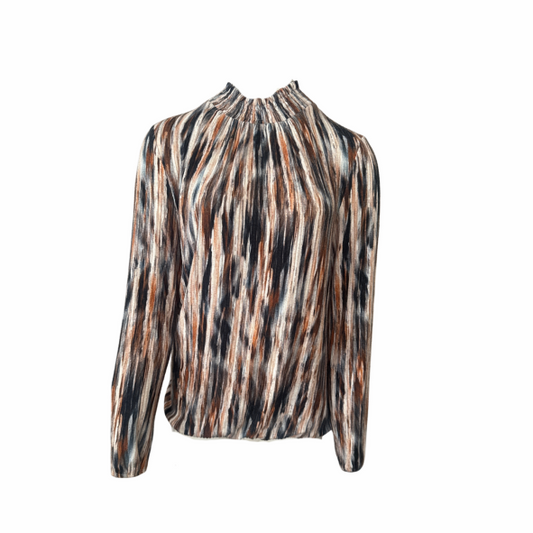 Zachte coltrui van Sensia Fashion met comfortabele pasvorm en elastische boorden, ideaal voor het najaar. Verkrijgbaar bij MarijkeMode."