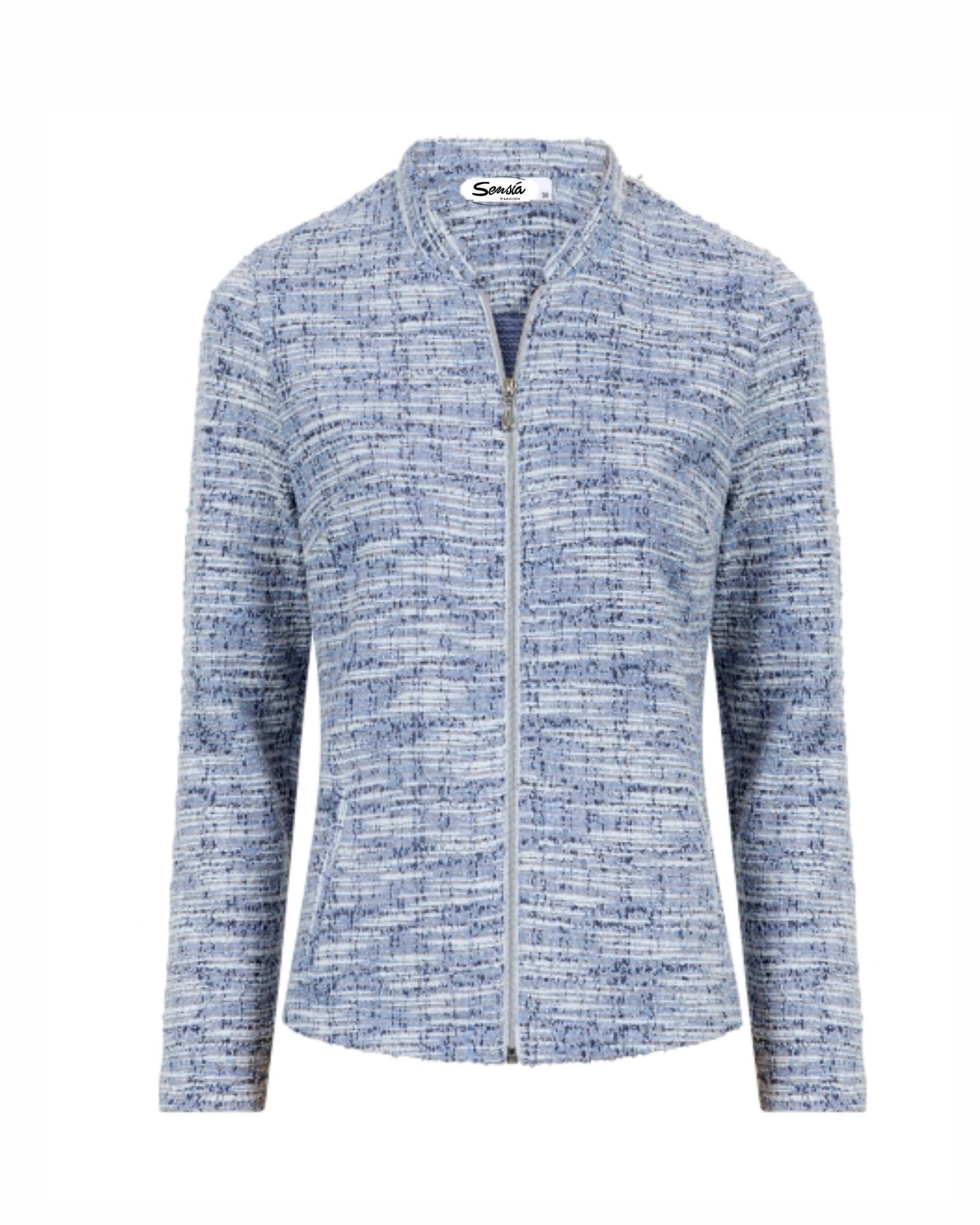 Sensia Vestjasje Risola Bleu Melee Met Rits
