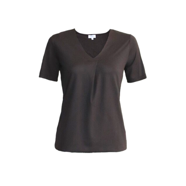 T-shirt Uni Art Lina-Zwart