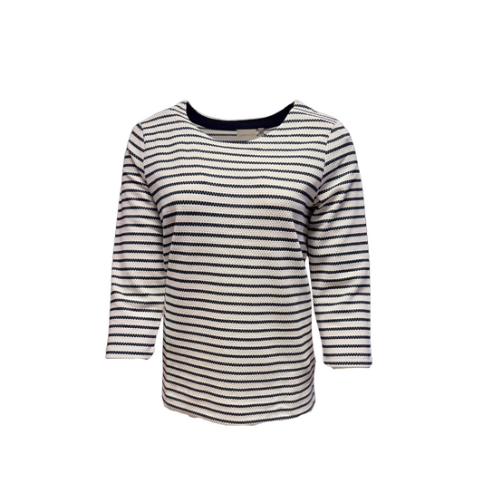 thsirt streep van gabriella k met driekwart mouwen. verkocht door marijke mode