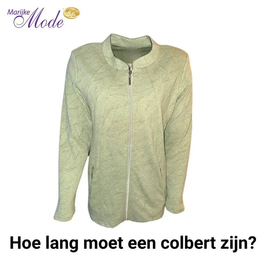hoe lang moet een colbert zijn
