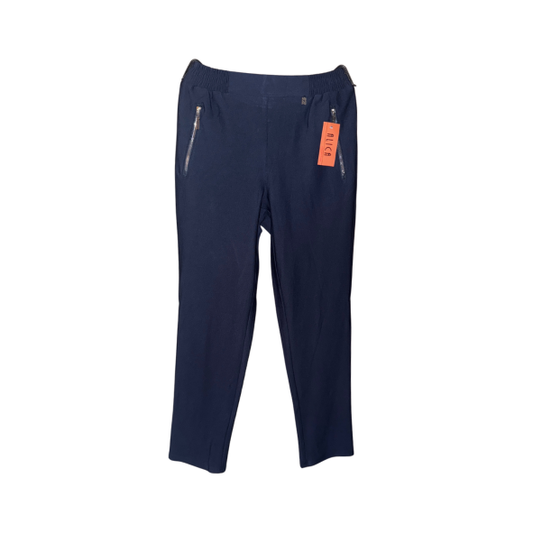 alicia broek met elastiek korte lenge maat slimfit strech broek. instapbroek