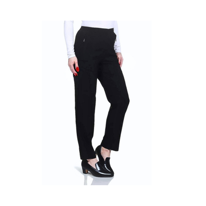 Alicia broek met elastiek in winterkwaliteit. dames pantalon in korte lebgte maat bij marijke mode