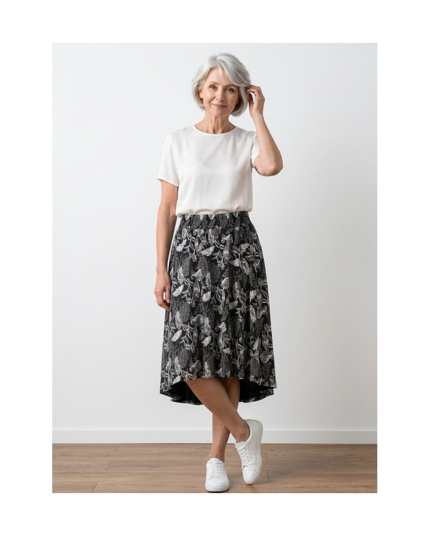 Azuri Rok Zwart Wit