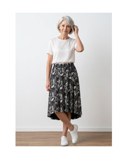 Azuri Rok Zwart Wit