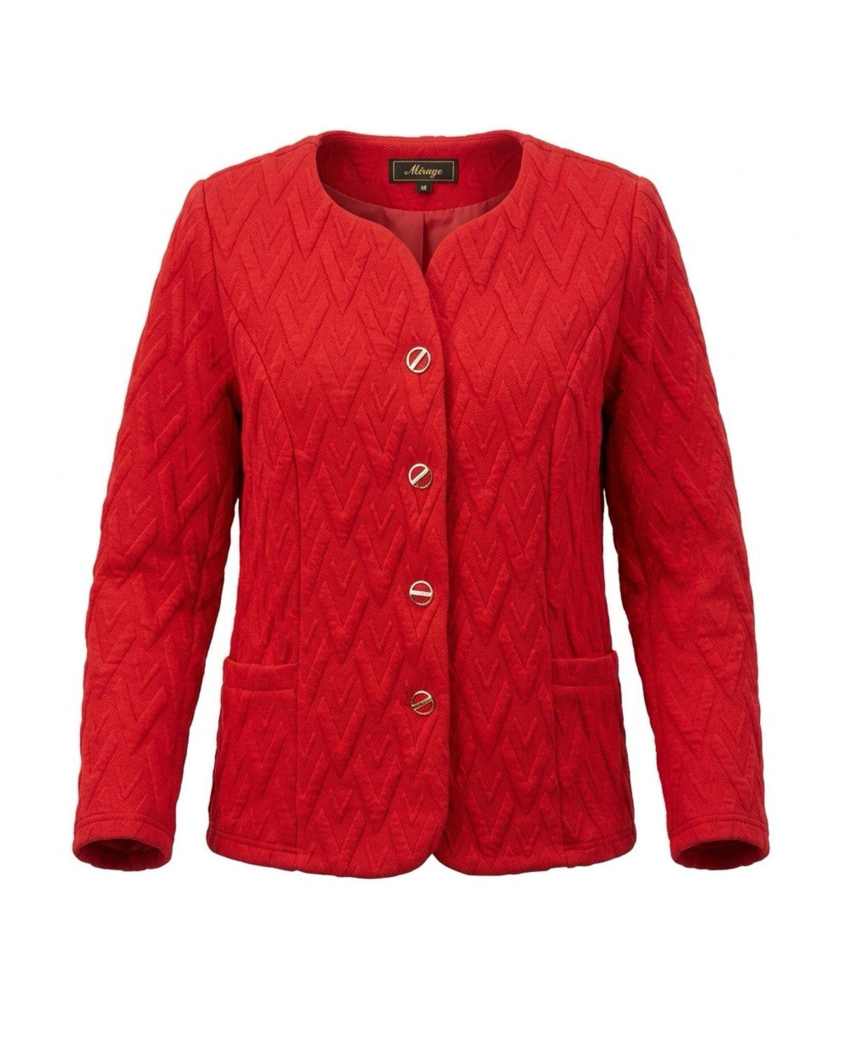 Blazer/Vestjasje Luxe Knopen Rood