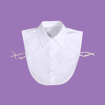  dames kraagje los wit vankatoen. pracktisch voor onder een jumper bij marijkemode