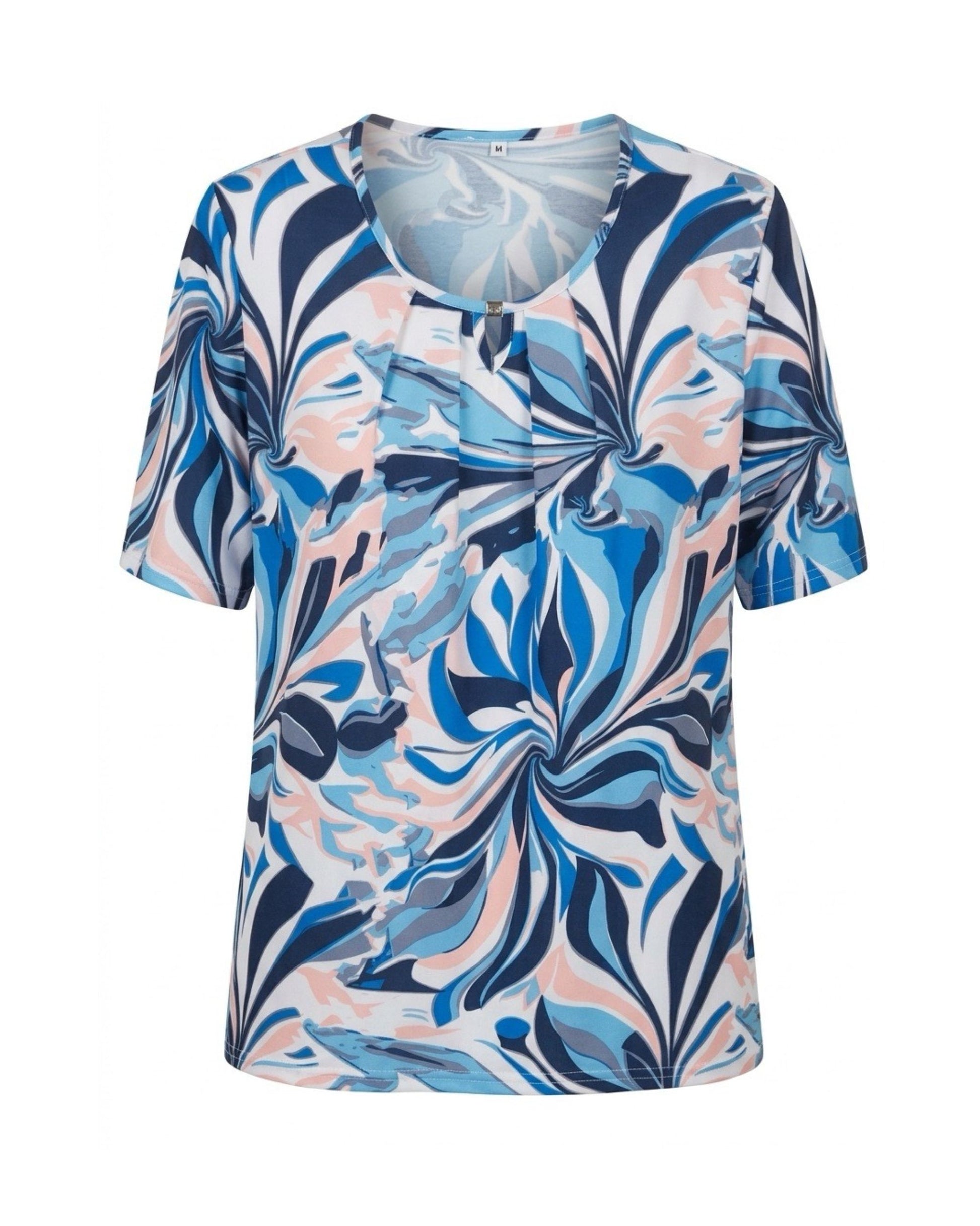 shirt korte mouwen elastiek bij Marijke Mode