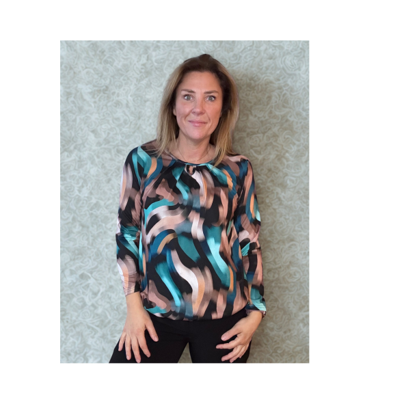 Blouson Shirt Taupe Groen