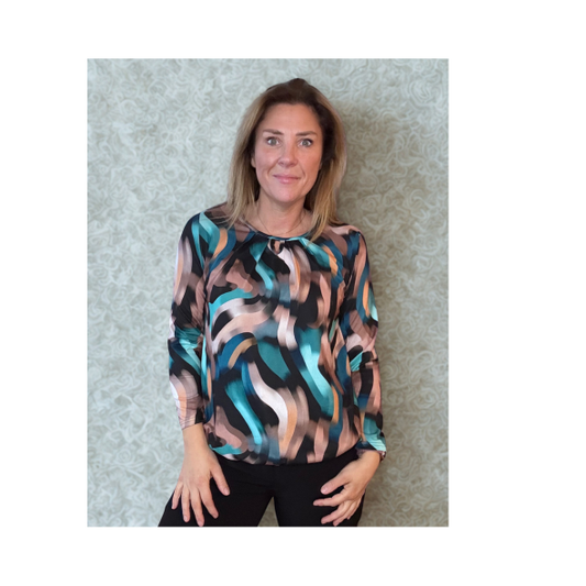 Blouson Shirt Taupe Groen