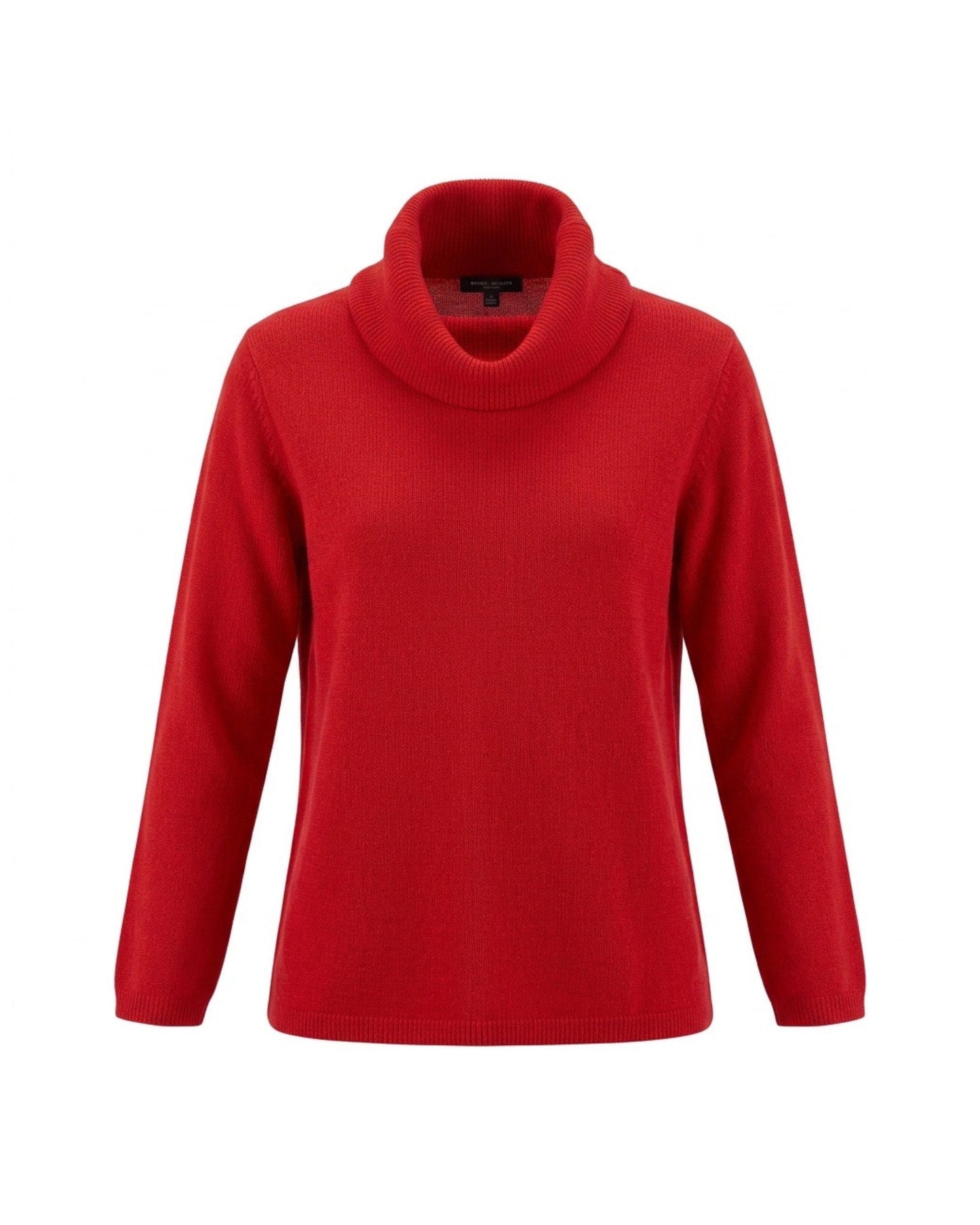 Cashmere Feeling dames coltrui met losse omslagcol in unikleur, verkrijgbaar bij Marijke Mode