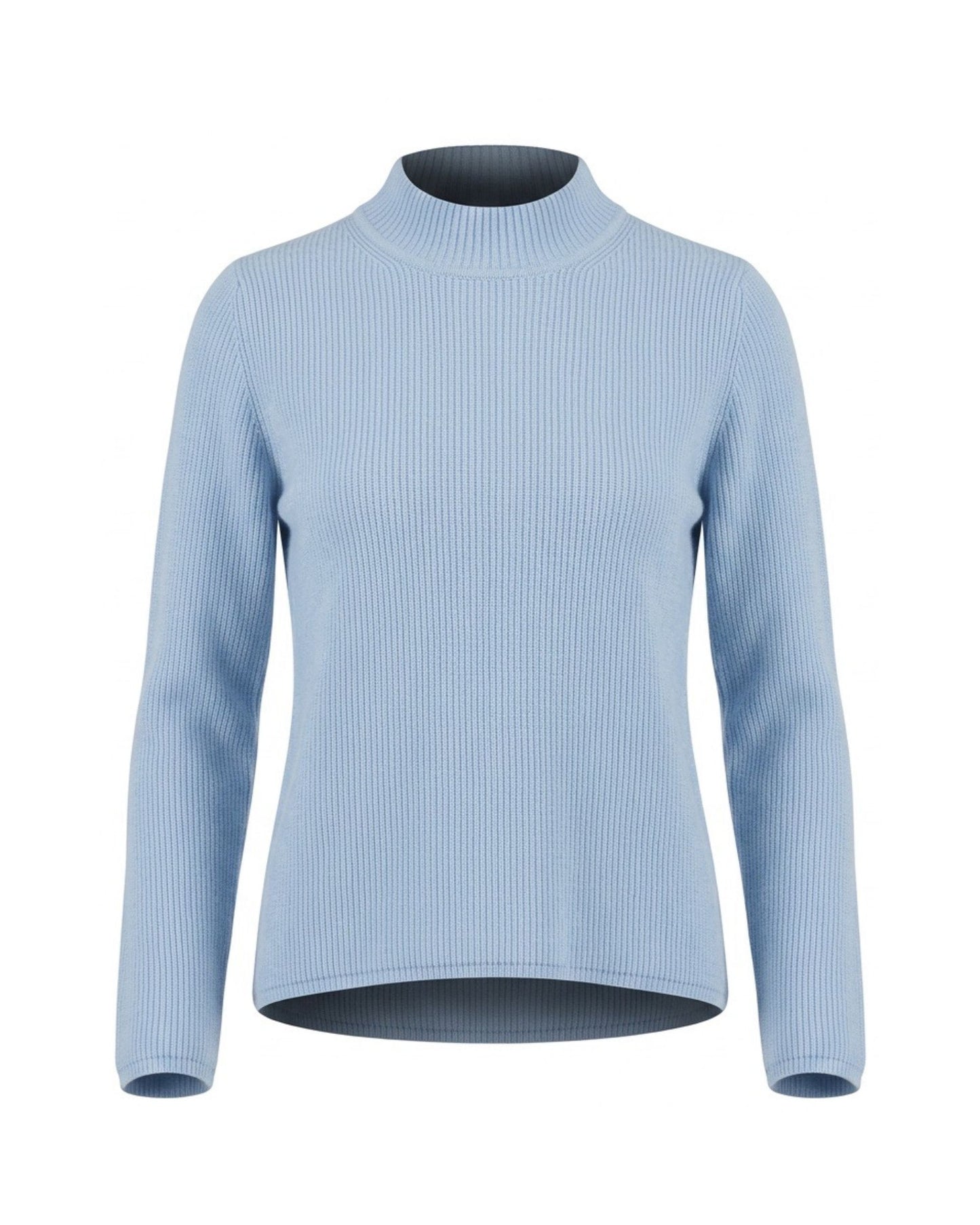 cashmere Feeling dames coltrui in zachte ribstof met lange mouwen verkocht door Marijke mode