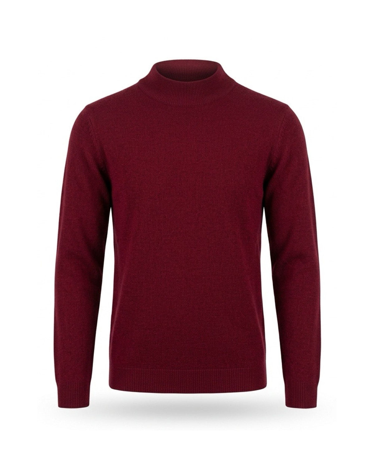 Zacht basic coltruitje van Cashmere Feeling met warme col Marijke Mode