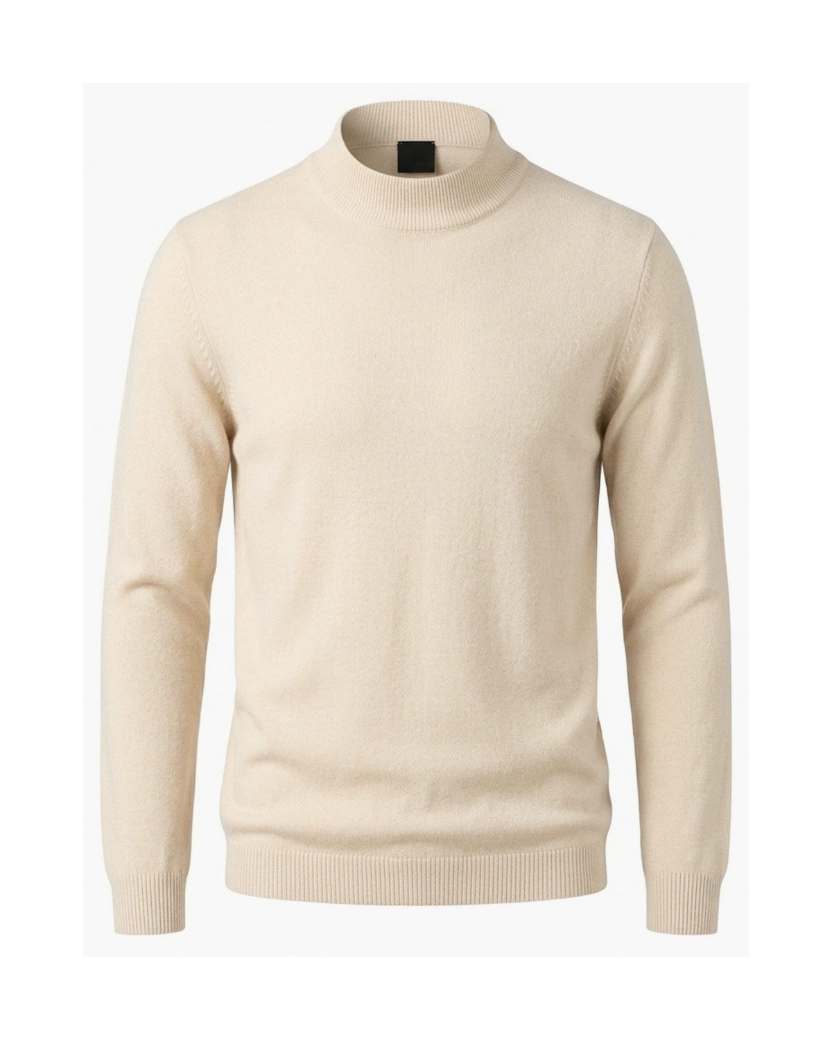 Zacht basic coltruitje van Cashmere Feeling met warme col Marijke Mode