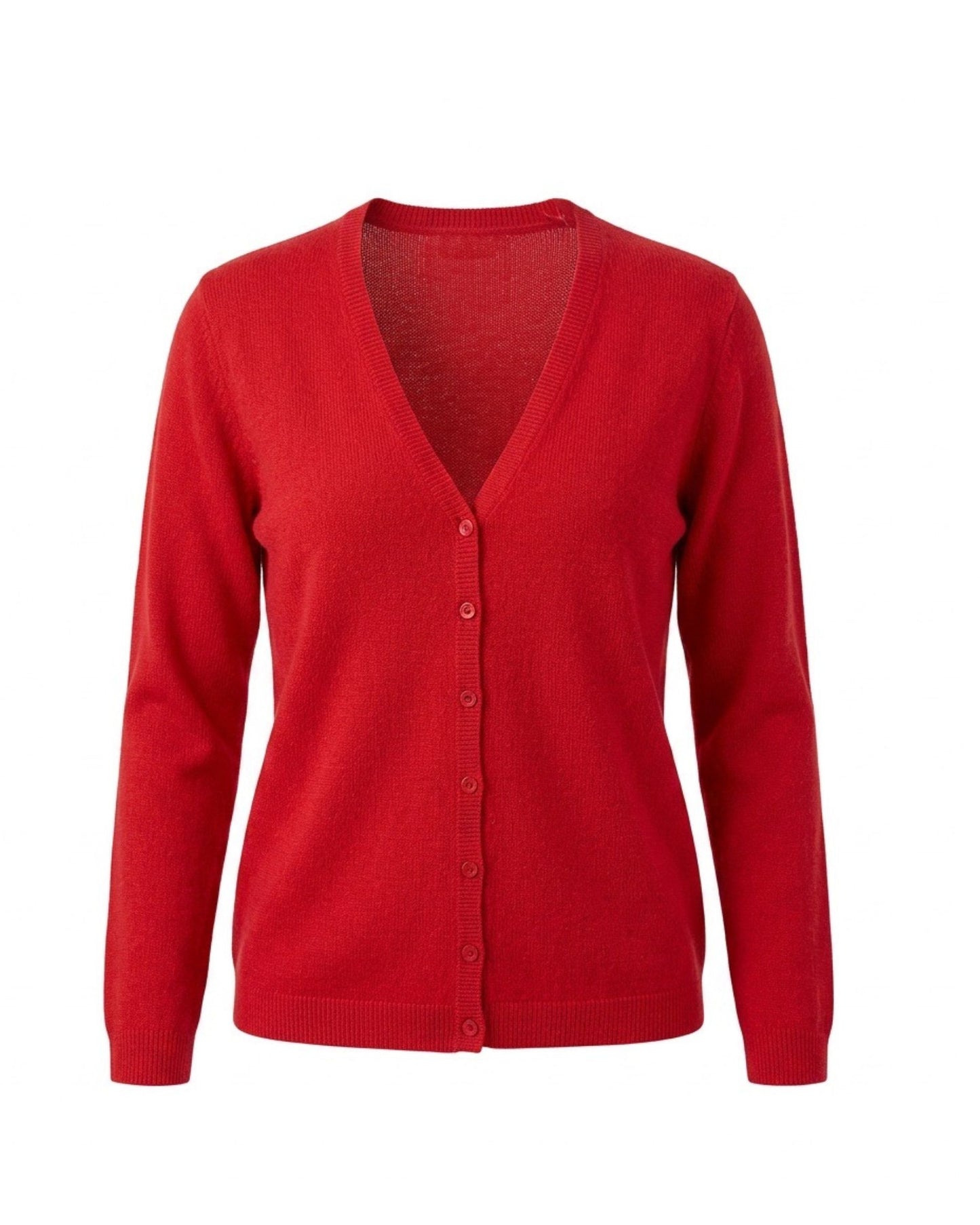 Cashmere Feeling zachte dames-twinset in unikleur met top en vest, verkrijgbaar bij Marijke Mode