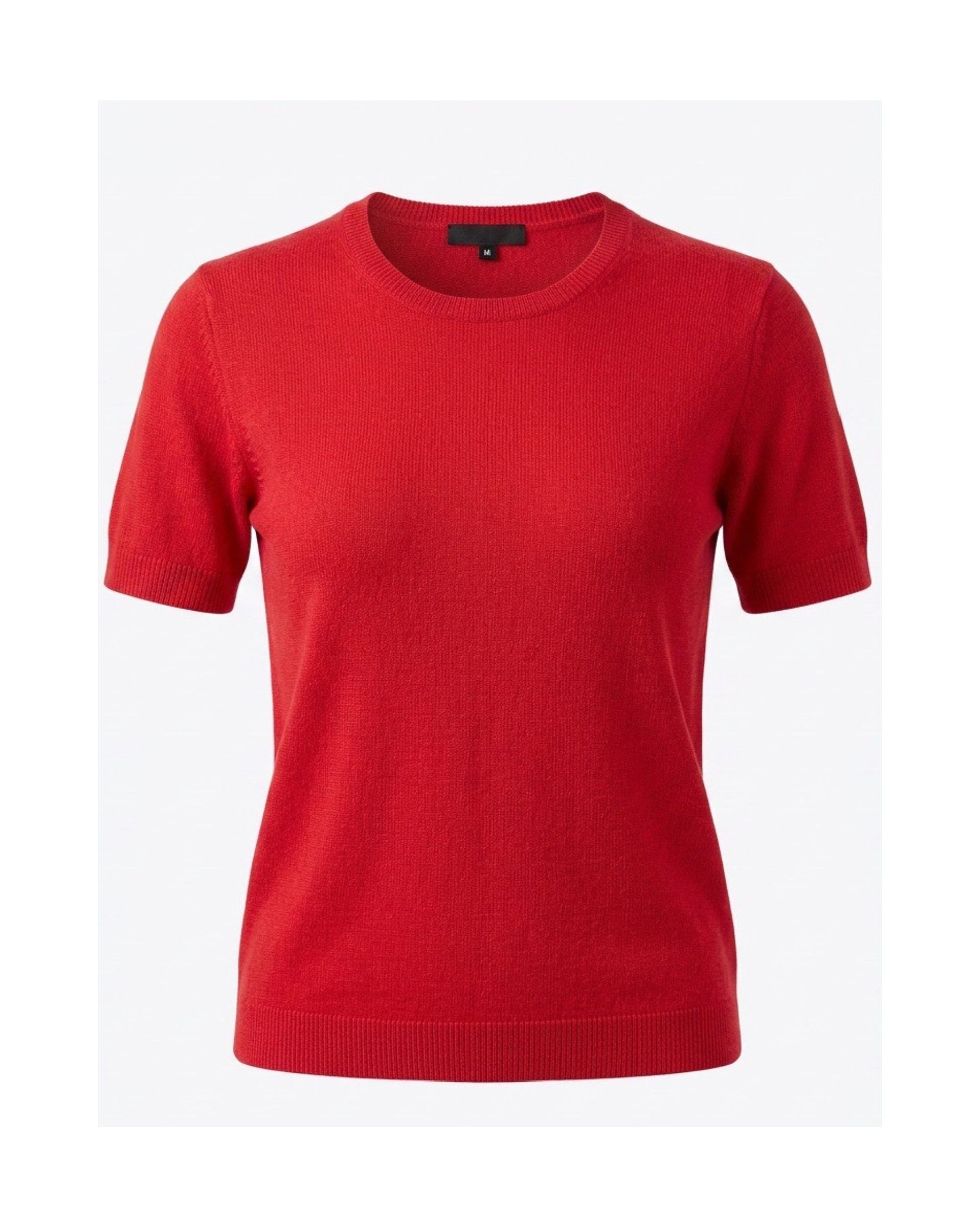 Cashmere Feeling zachte dames-twinset in unikleur met top en vest, verkrijgbaar bij Marijke Mode