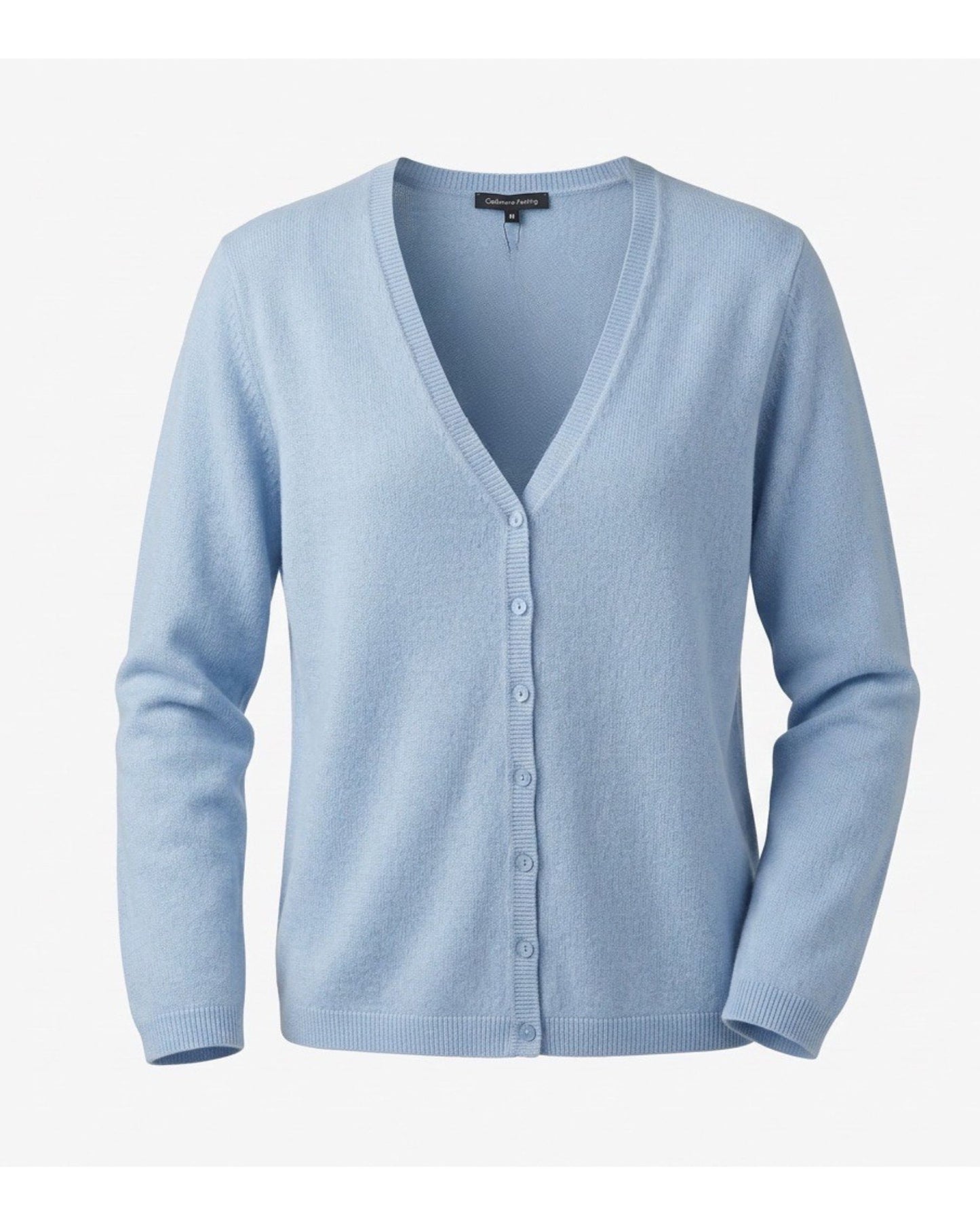 Cashmere Feeling zachte dames-twinset in unikleur met top en vest, verkrijgbaar bij Marijke Mode