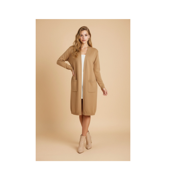 Cashmere Feeling Vest Camel