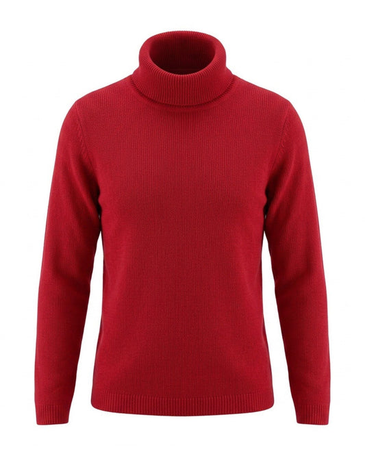 Cashmere Feeling dames coltrui met losse omslagcol in unikleur, verkrijgbaar bij Marijke Mode