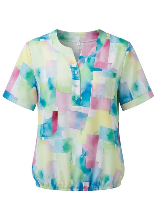 shirt blouson metv korte mouwen bij. marijkemode